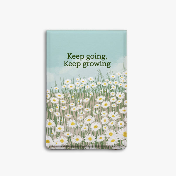 Inspirational Portable Mirror: Keep Growing