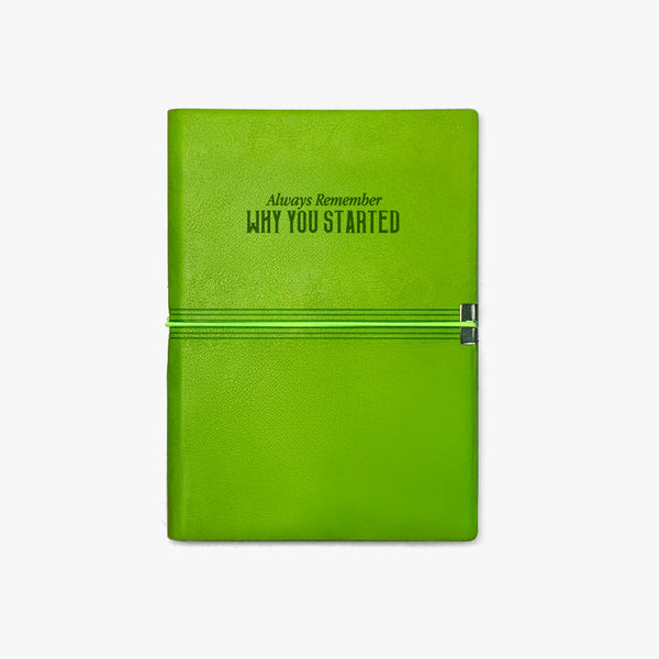 Productivity Leather Diary: Why You Started