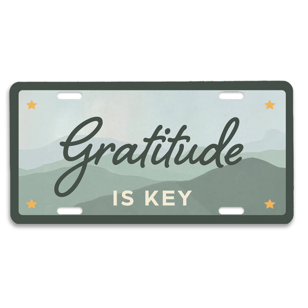 Grateful License Plate: Gratitude