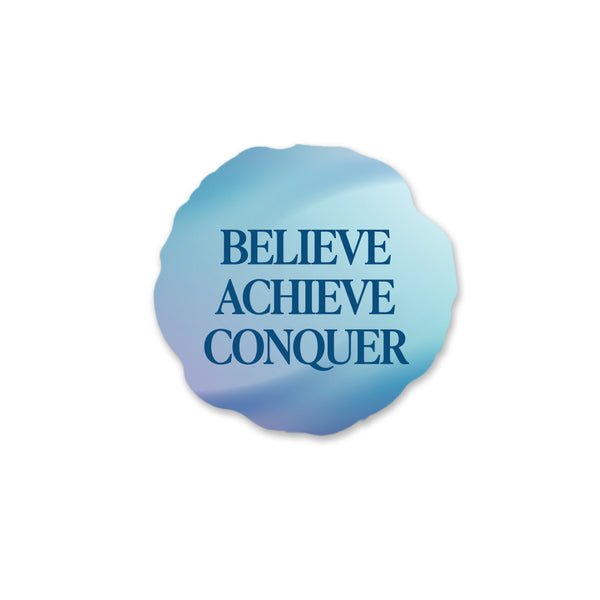 Positivity Ceramic Fridge Magnets: Dream Believe Achieve