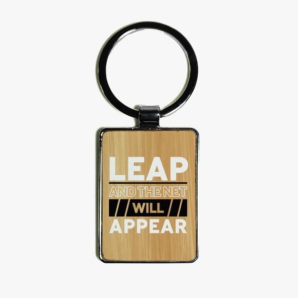 Positivity Wooden Keyring: Leap