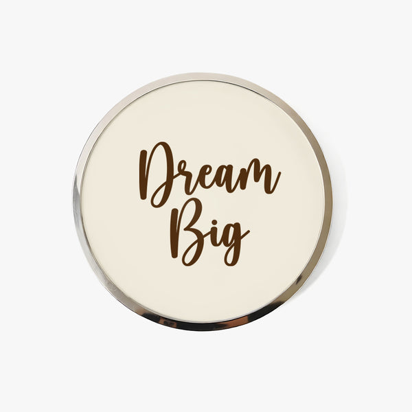 Positivity Leather Coaster: Big Dreams