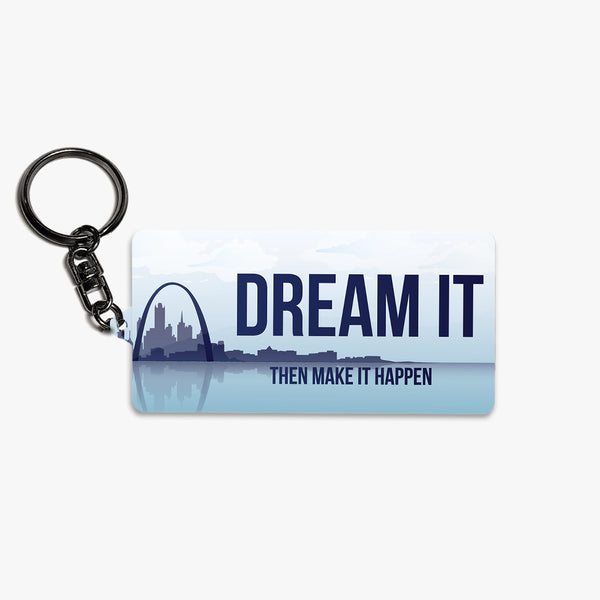 Positivity Metal Keychain: Dream It