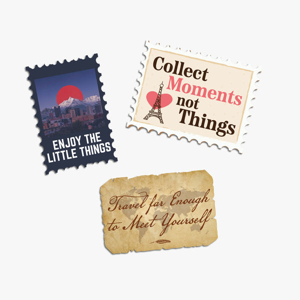 Travel Magnetic Stickers: Moments & Journeys