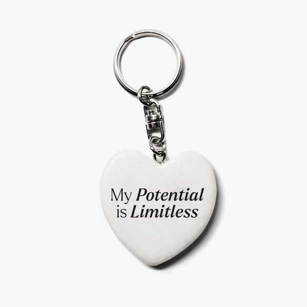 Affirmation Marble Keyring: Limitless