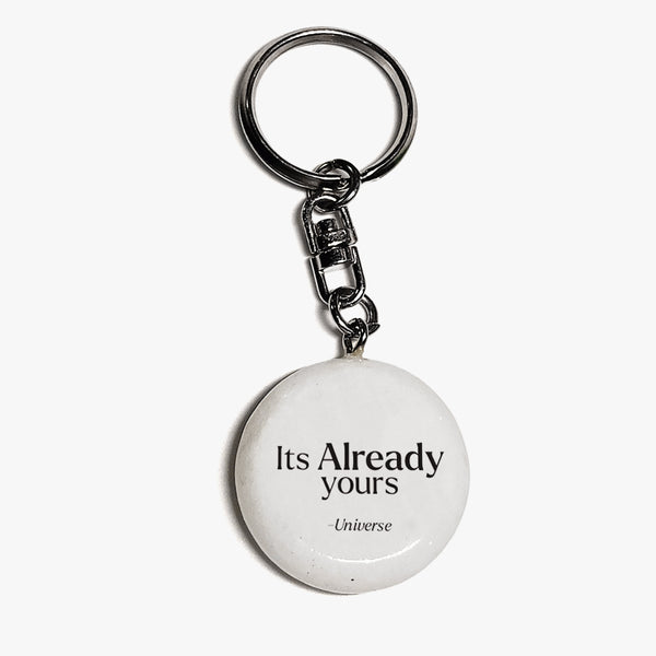 Affirmation Marble Keyring: Already Yours