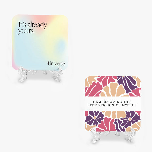 Affirmation Marble Display Set: Universe Version (Pack of 2)