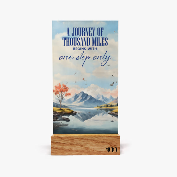 Travel Glass Display: Journey