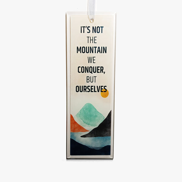 Travel Glass Ornament: Conquer