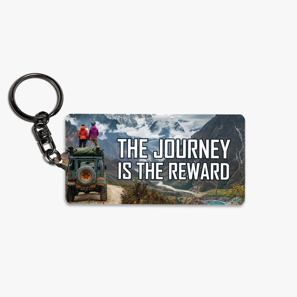 Travel Metal Keychain: Journey is the Reward