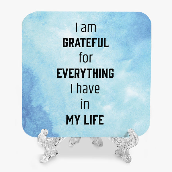 Gratitude Marble Display: Eternal Thankfulness