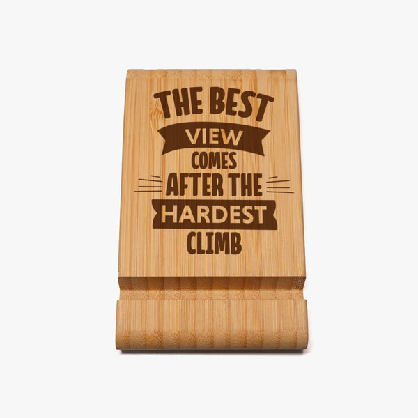 Travel Wooden Mobile Holder: The Best View