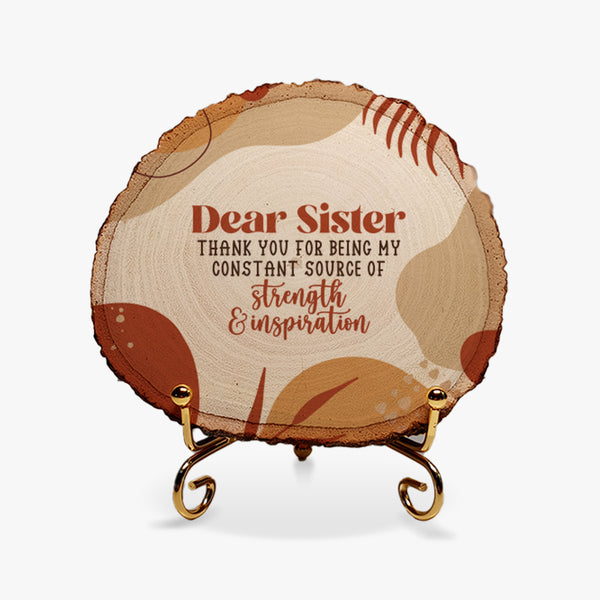 Gratitude Wooden Grove: Sisterly Inspiration