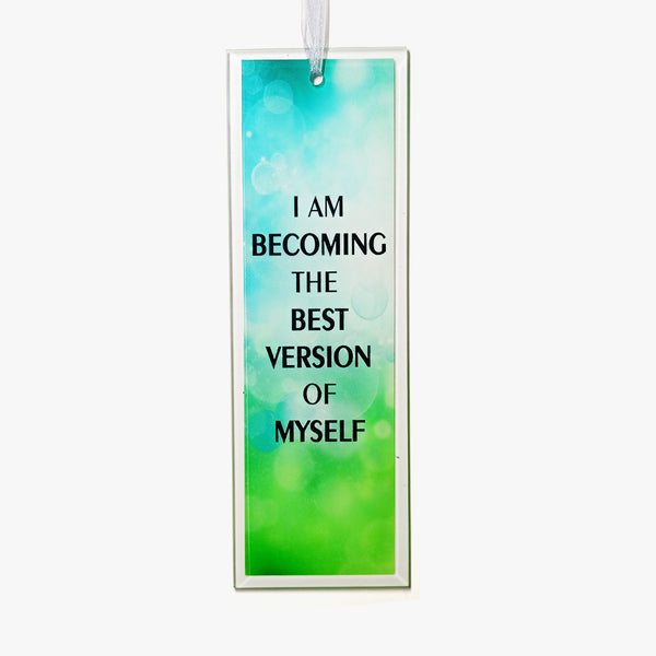 Affirmation Vertical Glass Hanging: Best Version