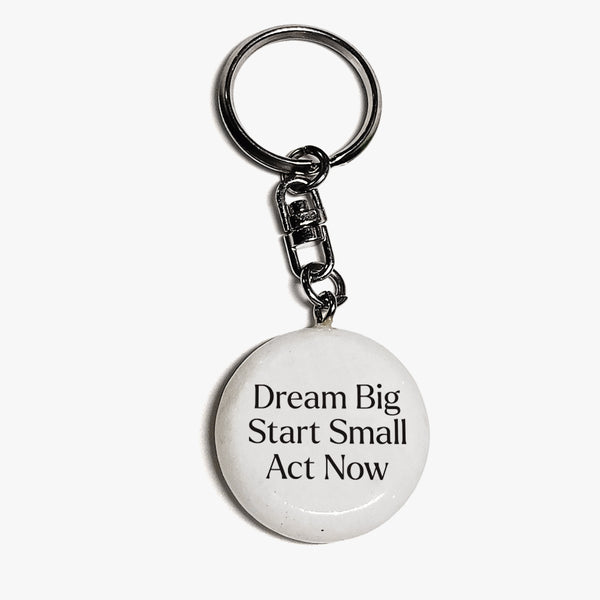 Positivity Marble Keychain: Dream Big