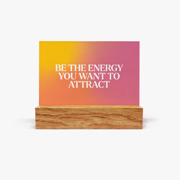 Positivity Glass Display: Energy
