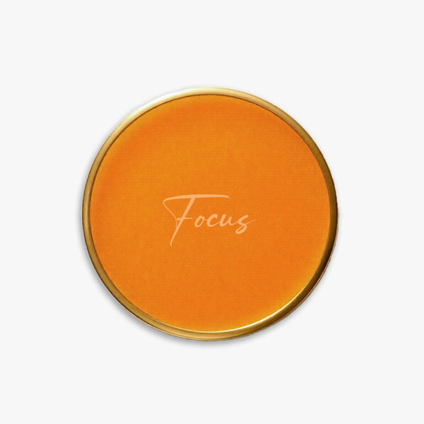 Positivity Leather Coaster: Focus