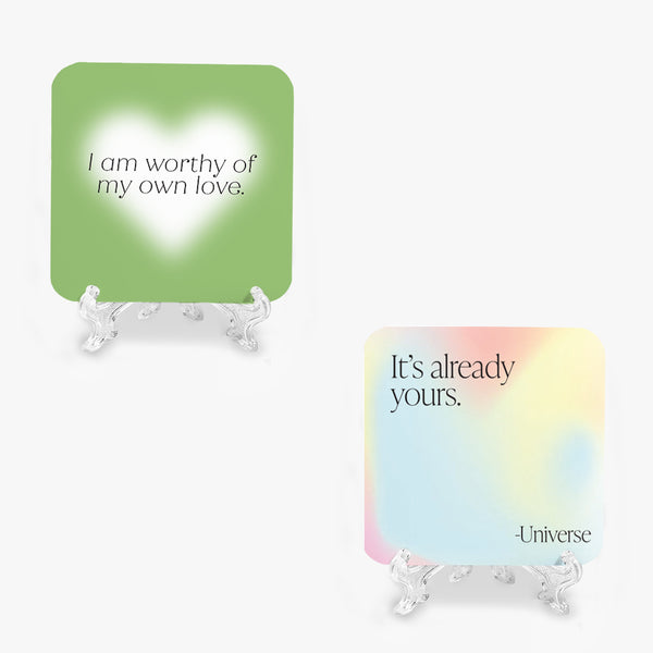 Affirmation Marble Display Set: Universe Love (Pack of 2)