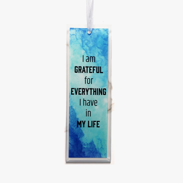 Grateful Glass Ornament: Gratitude