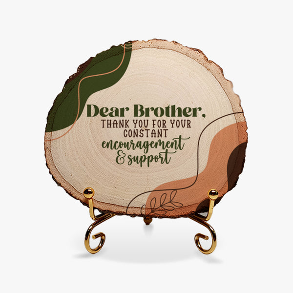 Gratitude Wooden Grove: Brotherly Encouragement