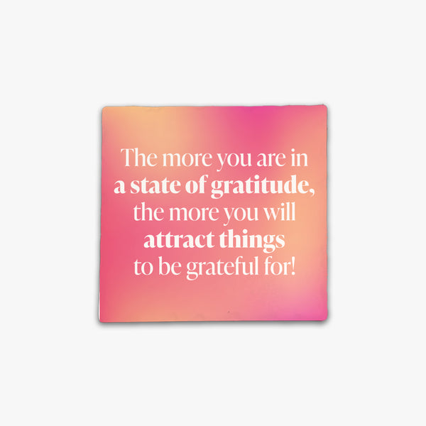 Grateful Ceramic Fridge Magnets: Ultimate Gratitude