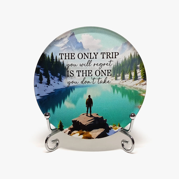 Travel Round Glass Display: The Only Trip