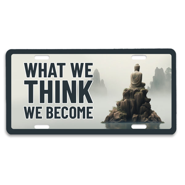 Zen License Plate: Think