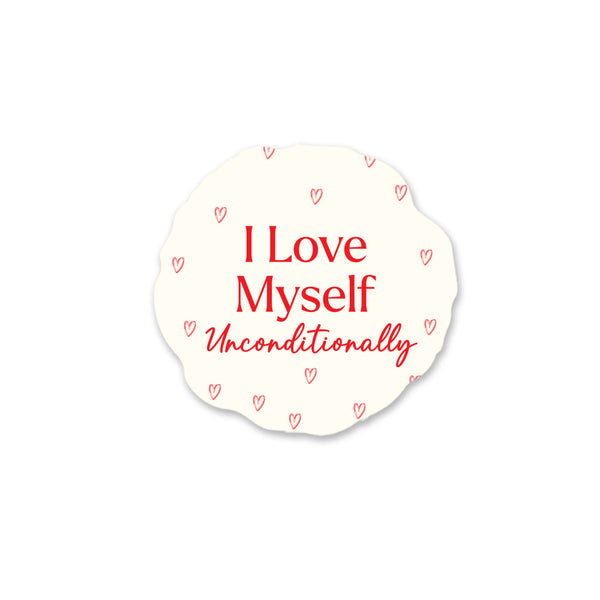 Affirmation Ceramic Fridge Magnet: Self Love
