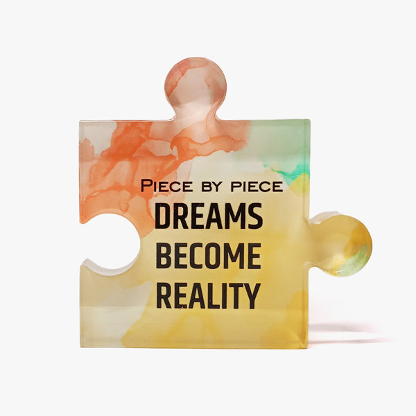 Puzzle Glass Display: Dreams Become Reality