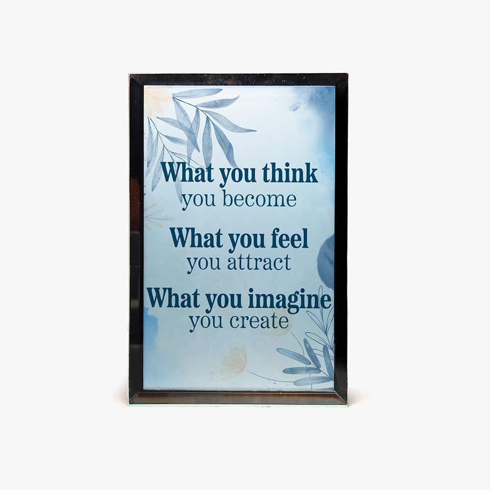 Zen Frame Display: Power of Thought – Motivational Gifts