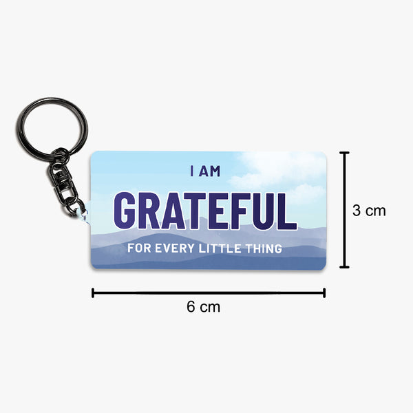 Grateful Metal Keychain: Little Things