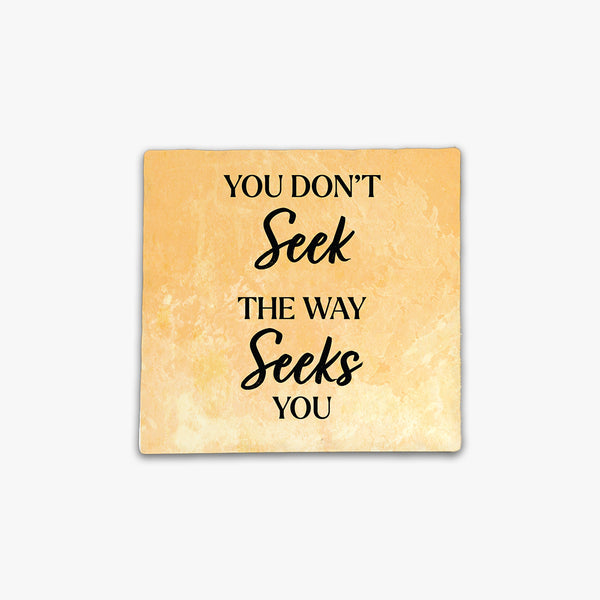 Inspirational Square Ceramic Fridge Magnets: Seek