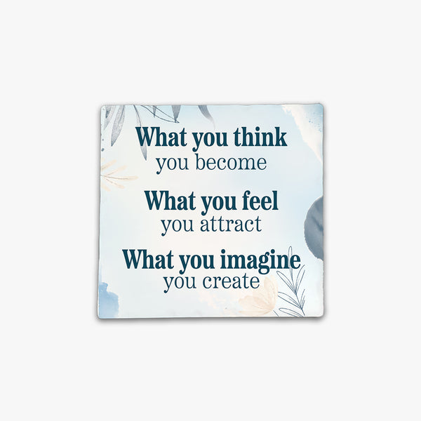 Positivity Ceramic Fridge Magnets: Think