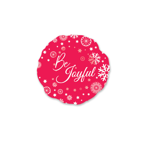 Positivity Ceramic Fridge Magnets: Be Joyful