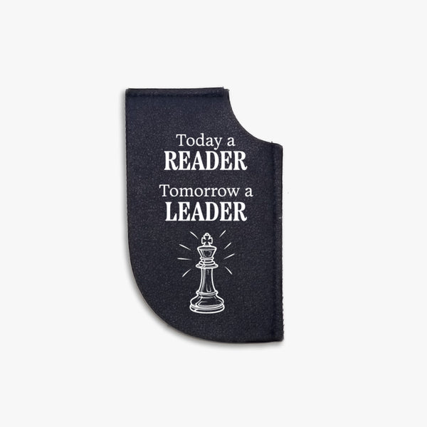 Positivity Leather Bookmark: Read & Lead