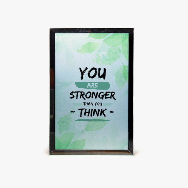 Positivity Frame Display: Strength