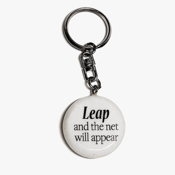 Positivity Marble Keychain: Leap