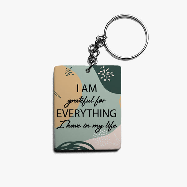 Gratitude Keychain: Grateful Life