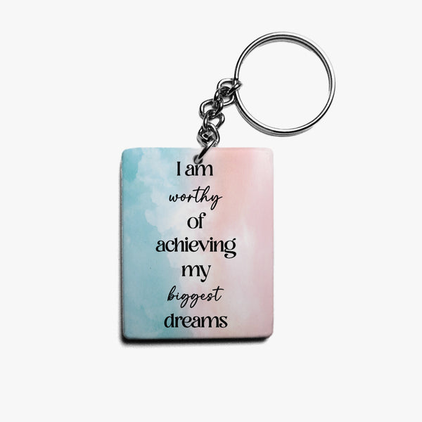 Affirmation Keychain: Worthy