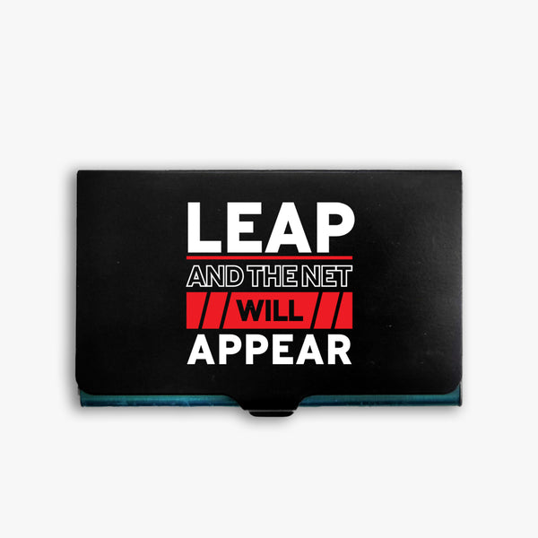 Positivity Metal Card Holder: Leap