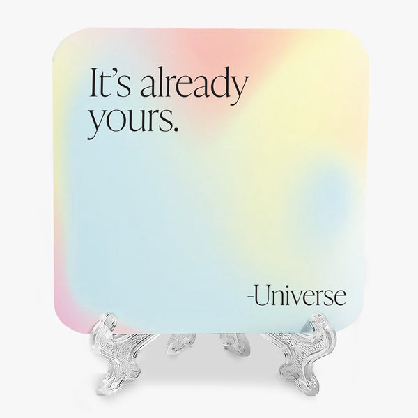 Affirmation Marble Display: Universe