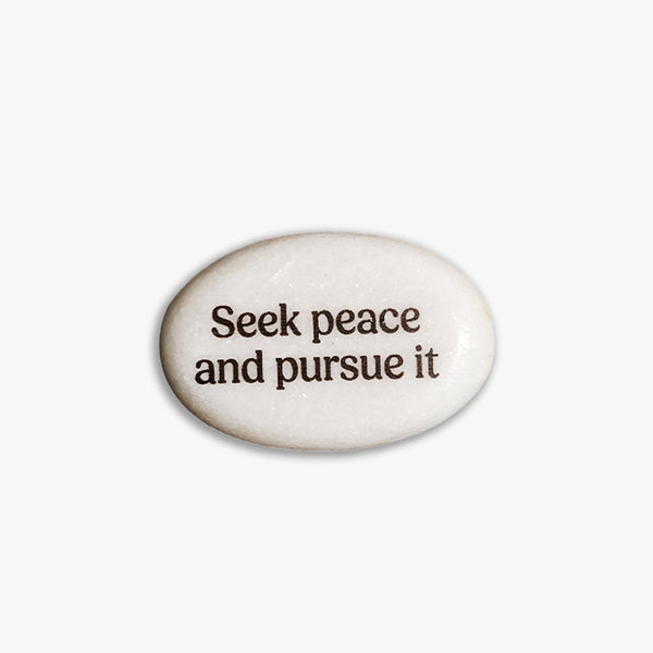 Zen Marble Stone: Peace