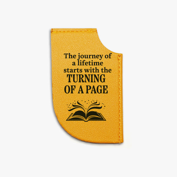 Positivity Leather Bookmark: Journey