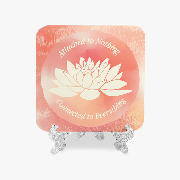Zen Marble Display: Attached to Nothing