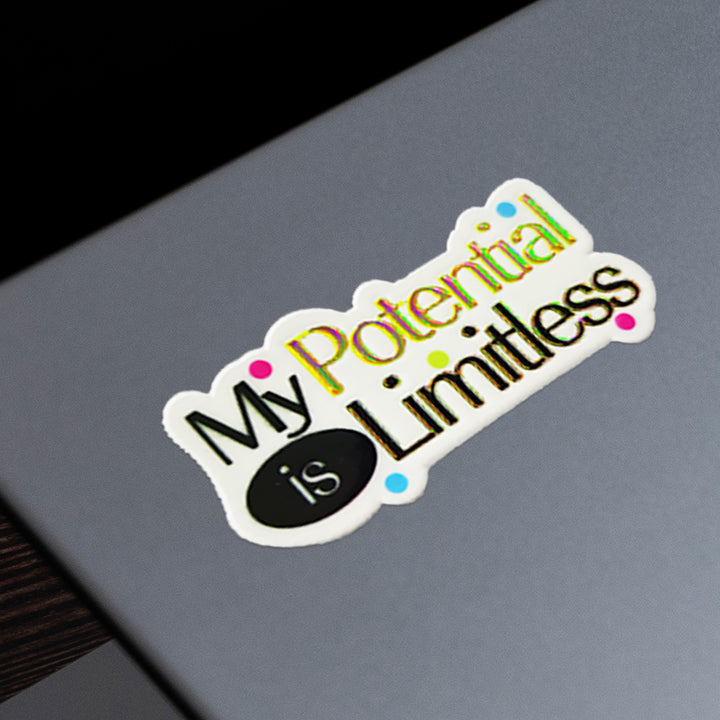 Motivational Sticker Set (Golden): Becoming Best Version of Myself ...